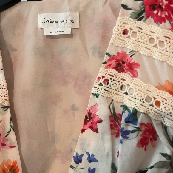 Lovers & Friends Floral Mini Wrap Dress - Picture 5 of 5